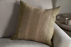 Eesha Jute Cushion Cover - Sage Green