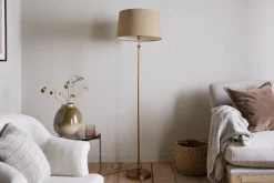 Ehadi Antique Floor Lamp - Antique Brass