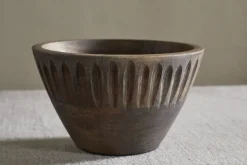 Eisha Serving Bowl - Brown