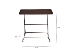 Ekete Iron Bistro Table - Large