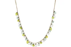 Ekiti Bauble Garland - Mixed Green & Clear