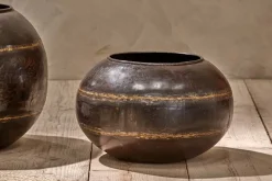 Endo Reclaimed Iron Globe Planter