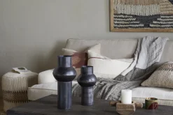 Endo Reclaimed Iron Vase - Aged Black