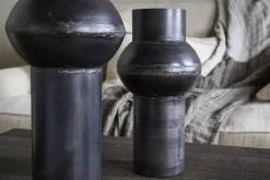 Endo Reclaimed Iron Vase - Aged Black