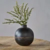 Endo Recycled Iron Vase - Black