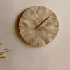 Enugu Mango Wood Clock - Natural