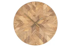 Enugu Mango Wood Clock - Natural