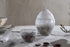 Essan Recycled Glass Opening Egg - Clear
