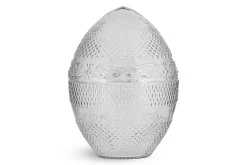 Essan Recycled Glass Opening Egg - Clear