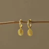 Esta Hoop Earrings - Gold - One Size
