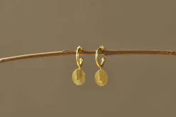 Esta Hoop Earrings - Gold - One Size