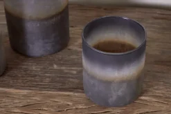 Etti Tealight Holders - Navy & Smoke