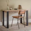 Fia Mango Wood Desk - Natural
