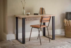 Fia Mango Wood Desk - Natural