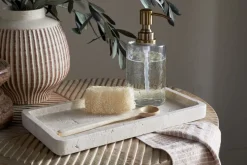 Ganda Travertine Vanity Tray - Cream