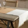 Geet Table Runner - Natural & Rust