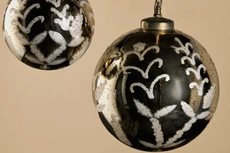 Giant Antique Gold Bauble