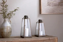 Giva Lantern - Antique Brass