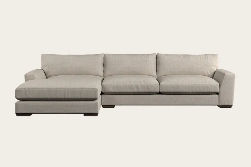 Guddu Large Left Hand Chaise Sofa