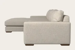 Guddu Large Left Hand Chaise Sofa