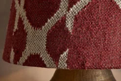 Haadu Jute Kilim Lampshade - Rust & Natural - Large