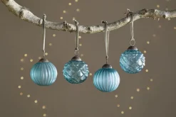 Hara Baubles - Antique Teal - (Set of 4)