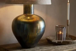 Higala Antique Table Lamp Base - Burnished Bronze