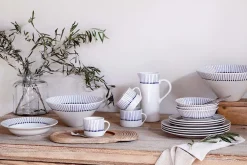 Iba Dinnerware Set - Indigo - (Set of 12)