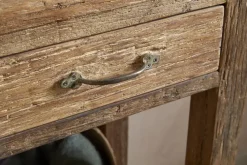 Ibo Reclaimed Wood 4 Drawer Console Table - Natural