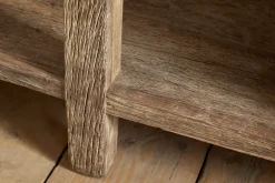 Ibo Reclaimed Wood 4 Drawer Console Table - Natural