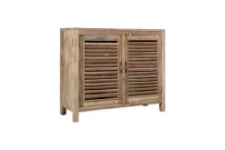 Ibo Reclaimed Wooden Slatted Sideboard - Natural