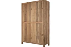 Ibo Reclaimed Wooden Slatted Cabinet – Natural - Large