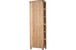 Ibo Reclaimed Wood & Glass Cabinet - Natural - Tall