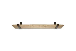 Ibo Reclaimed Wood & Iron Shelf - Natural