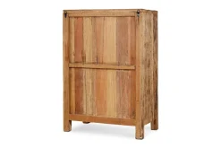 Ibo Reclaimed Wood Slatted Low Cabinet - Natural
