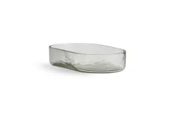 Ilcoso Recycled Hammered Glass Soap Dish - Clear