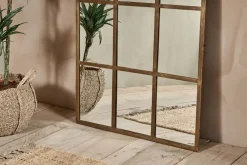 Imoma Iron Full Length Arch Mirror - Brass