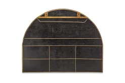 Imoma Iron Overmantel Arch Mirror - Brass