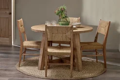 Indali Mango Wood Round Dining Table - Natural