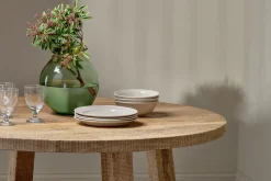 Indali Mango Wood Round Dining Table - Natural