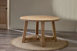 Indali Mango Wood Round Dining Table - Natural
