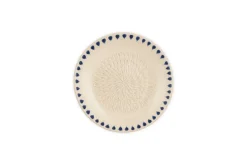 Indigo Drop Garlic Grater - Cream & Indigo