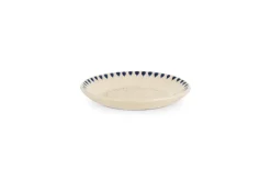 Indigo Drop Garlic Grater - Cream & Indigo