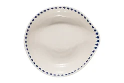 Indigo Drop Spoon Rest - Cream & Indigo