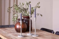 Inigo Candle Holder - Aged Zinc