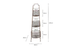Inkollu Three-Tiered Storage Stand