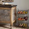 Inkollu Three Tier Storage Stand - Antiqued Brass