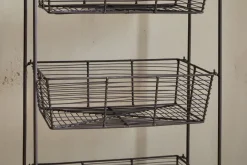 Inkollu Three Tier Storage Stand - Antiqued Brass