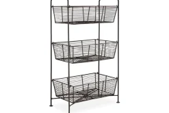 Inkollu Three Tier Storage Stand - Antiqued Brass