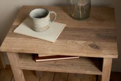 Iya Reclaimed Wood Bedside Table - Natural